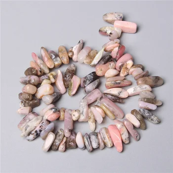 

Natural pink Rhodochrosite jaspers stone Stick Beads spacer point Tooth Shape charm pendant Beads For Jewelry Making 15" 10-24MM