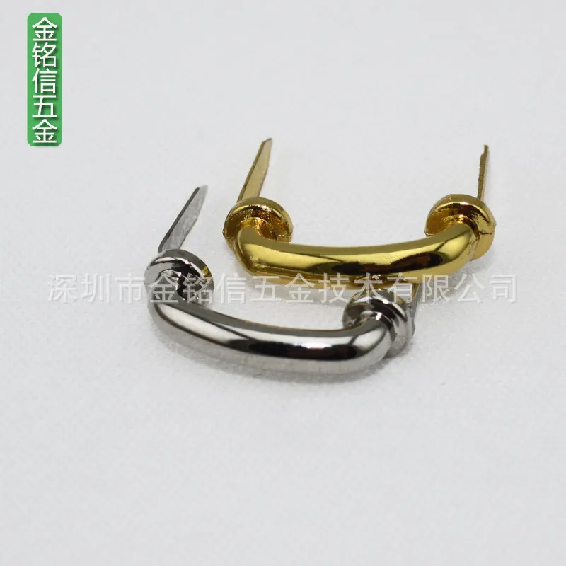 Phone Seed Shape Handle Small Jewlery Box Drawer Handle Zinc Alloy Surface Gold Plated Top Grade Non-Fading