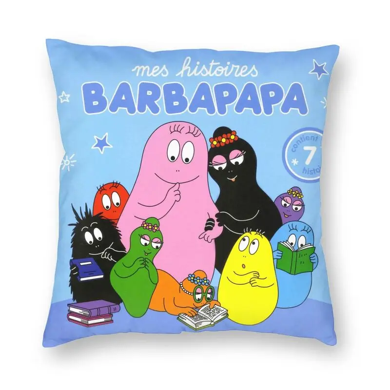 Barbapapa – housse de coussin de chaise, dessin animé, nordique, décoration  de la maison | AliExpress