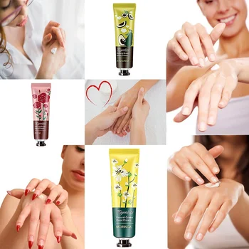 

New 30g Lasting Moisturizing Exfoliation Smooth Fine Lines Brighten Skin Color Skin Care Product Plant Essence Hand Cream