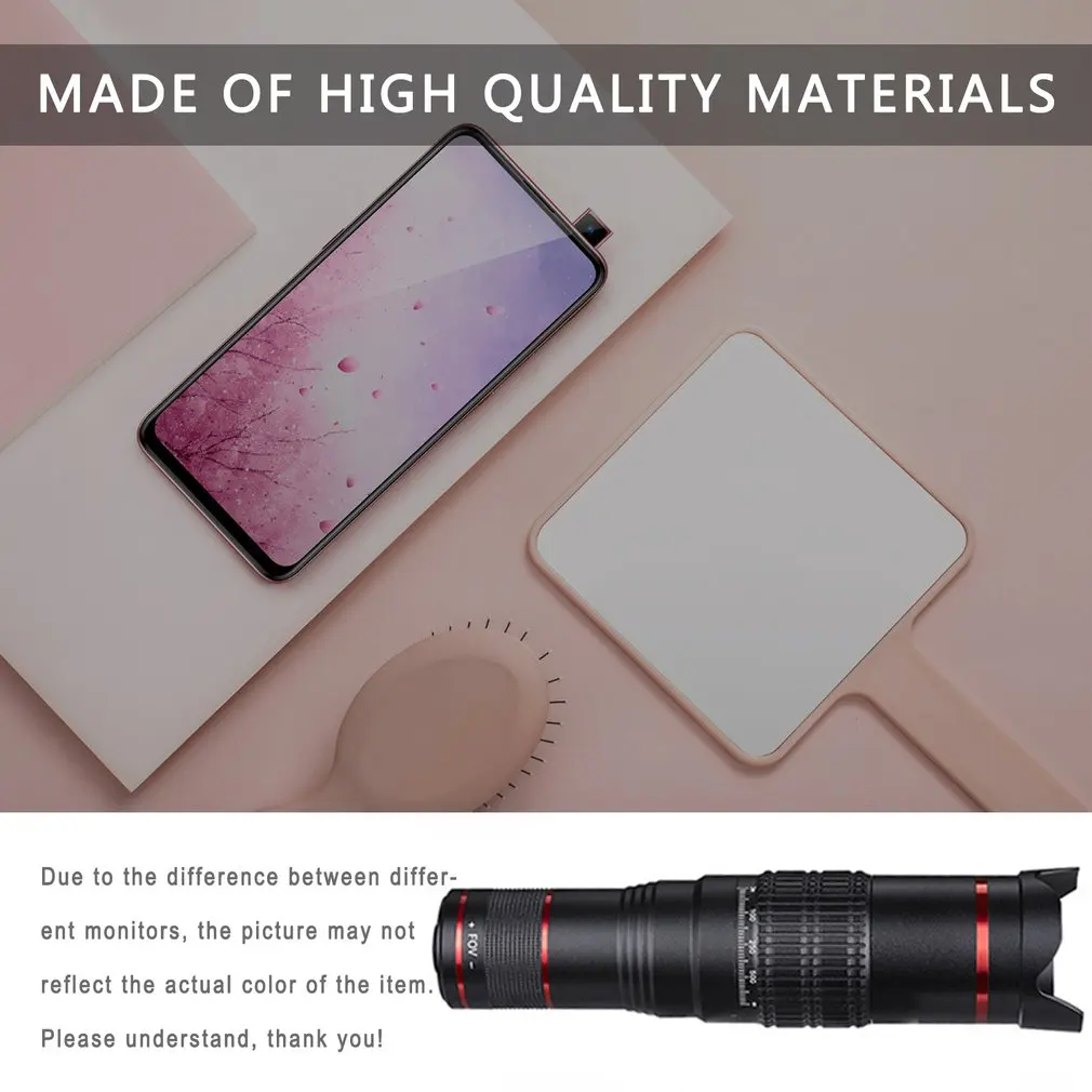 4K HD 22X Optical Zoom Camera Lens Telephoto Lens Mobile Telescope Phone for Smartphone Cellphone lente para celular