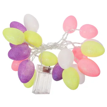 1 Set Pasen Led Egg Light String Eieren Lamp String Huisdecoratie Batterij 1 Set Pasen Led Egg Light String Eieren Lamp String Huisdecoratie Batterij