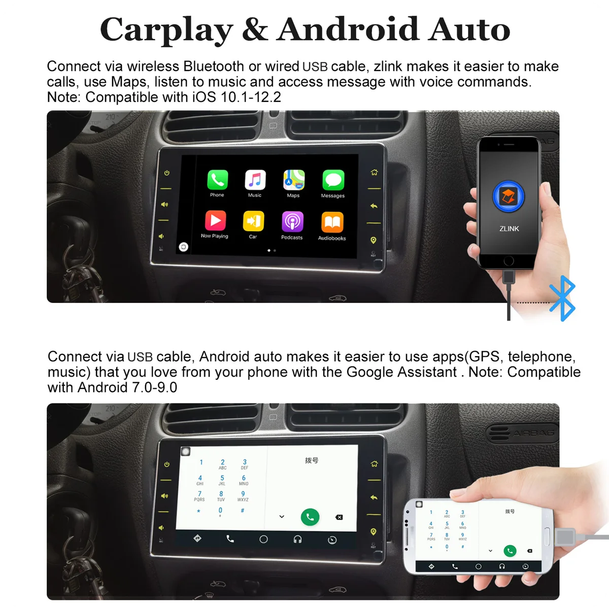 Flash Deal 4GB+64GB 1Din Android 8.1 Car Stereo Multimedia Autoradio Player GPS Glonass Bluetooth DVR DSP Carplay Subwoofer 4G SIM SPDIF 12