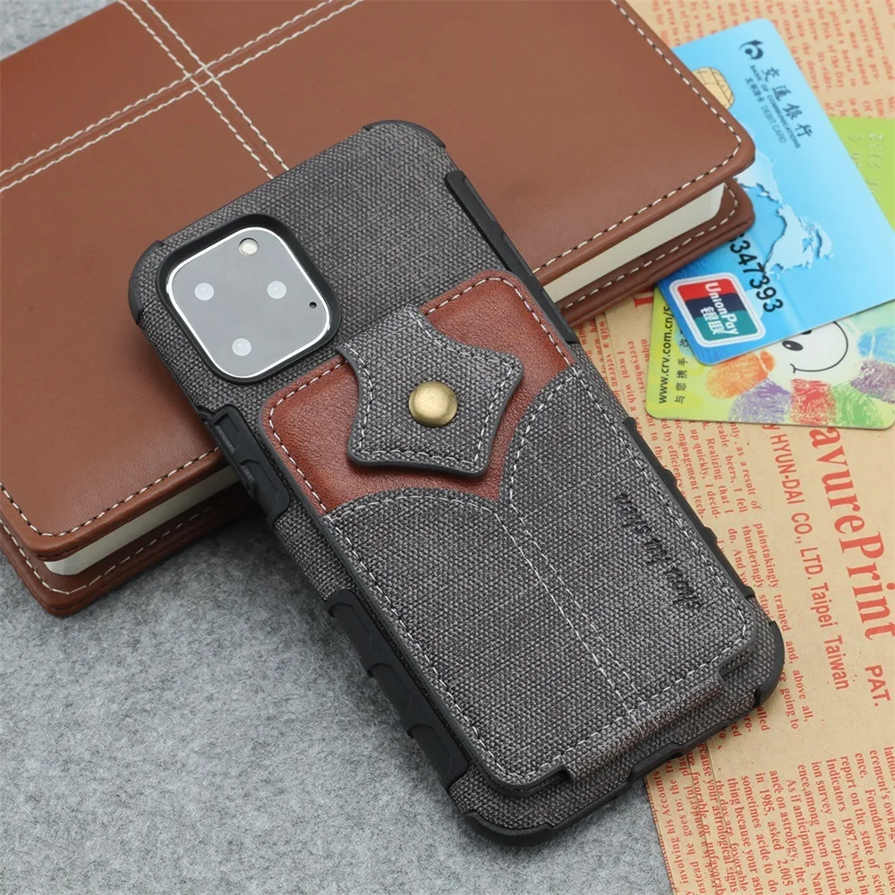 Чехол для iphone 11 pro, ударопрочный чехол для рук, кожаный чехол XR с карманом для карт