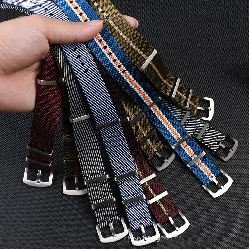 Ремешок нейлоновый для Tudor Seiko регулируемый спортивный зулу браслет наручных