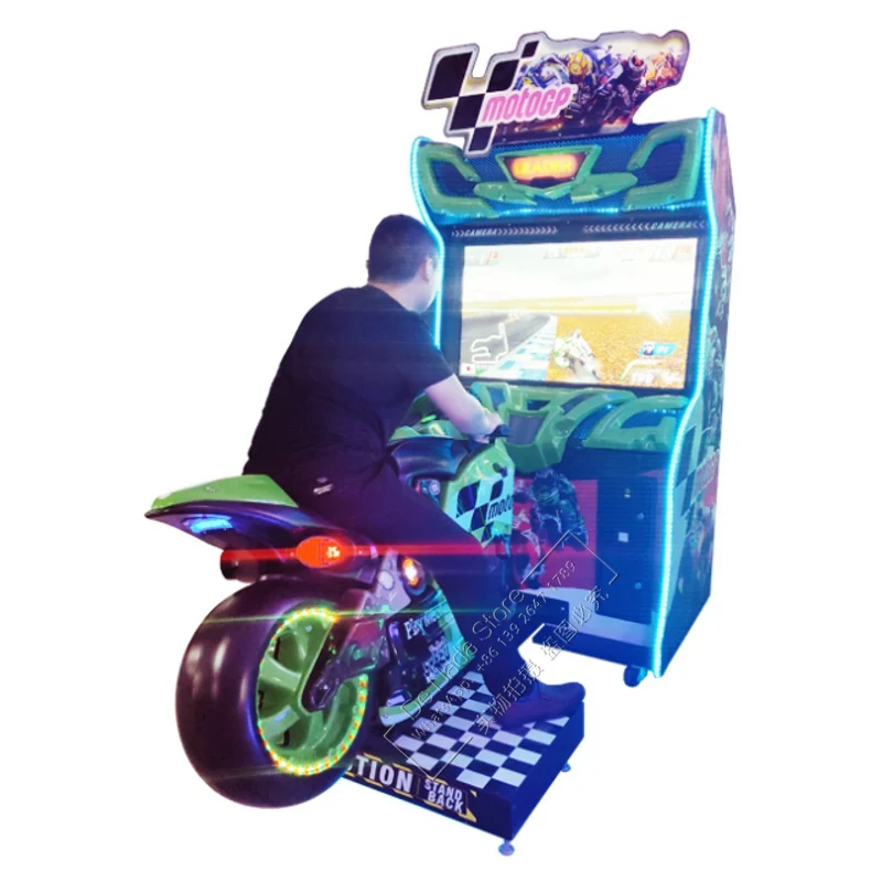 Мотоцикл GP с монетным управлением от китайского поставщика аттракцион