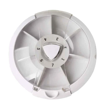 

7 Days a Week Round Portable Pill Box Pill Box Storage Box Button Rotary Pill Box Storage Box Pill Box