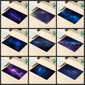 

XGZ Small Mouse Pad 220x180x2mm Cosmic Sky HD Computer Game Player Natural Rubber Non Slip Washable Coaster Mouse Pad