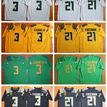 Stitiched, Oregon Ducks, Royce Freeman, Vernon Adams Jr.3 Jersey