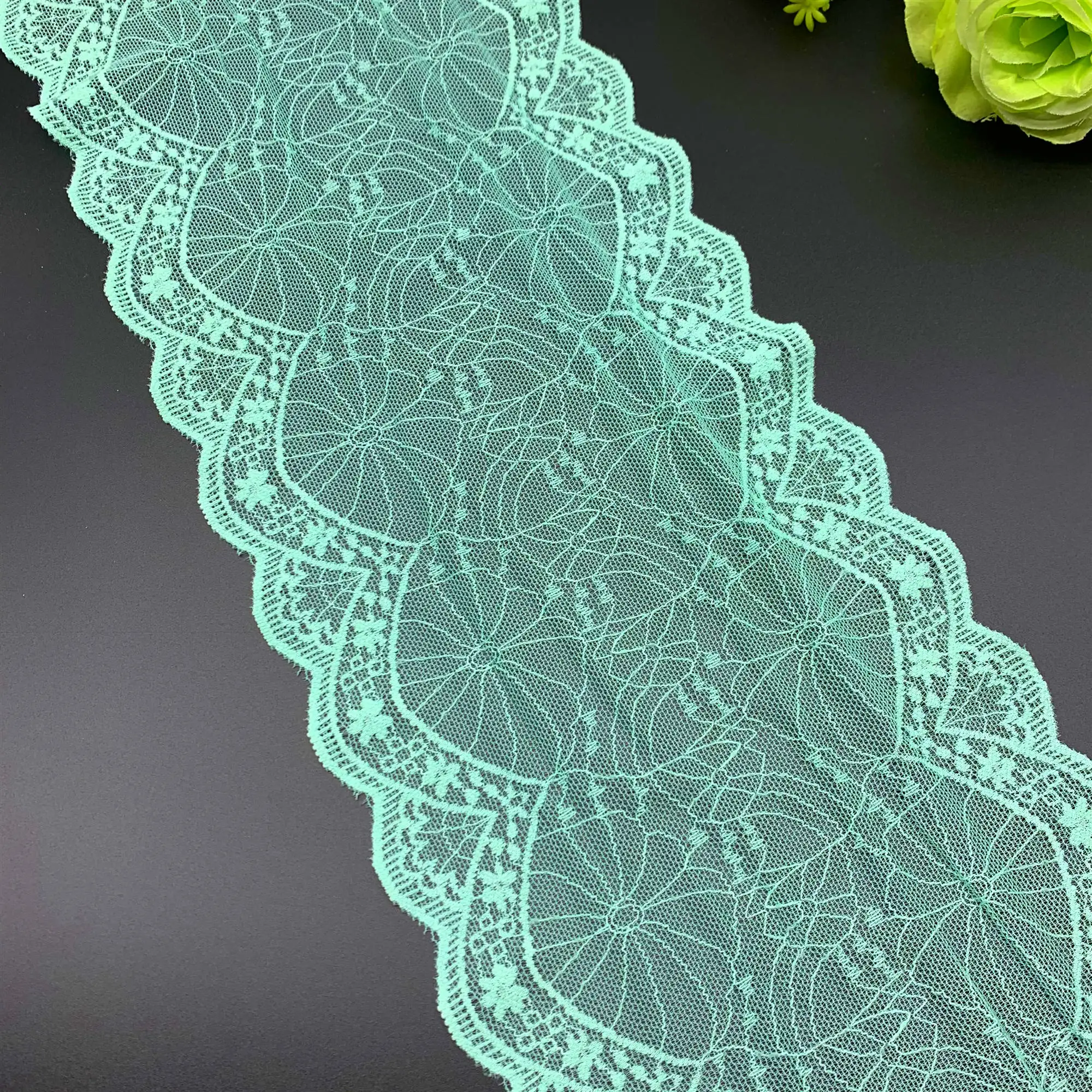 3y/lot 18.50cm Elastic Lace Trim 2