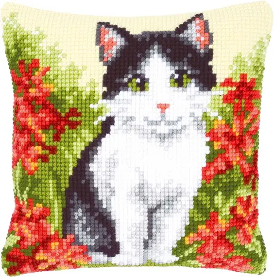 ^Cheap Latch Hook Flower Cat Cushion Kit Pillow Case Crochet Hobby & Crafts DIY Yarn for Embroidery Art Cushion Cover Sofa Bed Pillows ^Cheap Latch Hook Flower Cat Cushion Kit Pillow Case Crochet Hobby & Crafts DIY Yarn for Embroidery Art Cushion Cover Sofa Bed Pillows