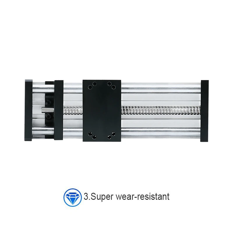 Tavola Lineare Con Vite - Corsa 250mm, Per Stampanti 3D E Macchine CNC, Colore Nero - Foto 3