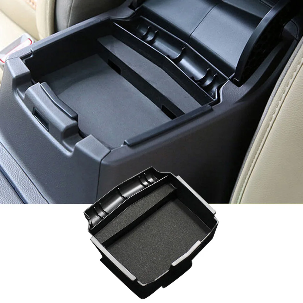 Органайзер подлокотник коробка для хранения для Honda CRV 2012- ABS черная центральная консоль