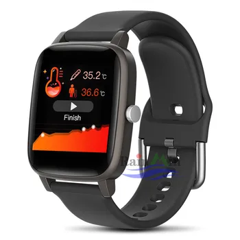 

Body Temperature Measurement Blood Pressure Heart Rate Monitor Fitness bracelet Sports Watch