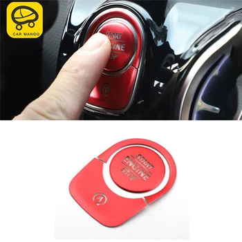 

CarManGo for Mersedes-benz A Class W177 V177 2019 Auto Car Engine Stop Start Button Frame Sticker Cover Trim Interior Accessory