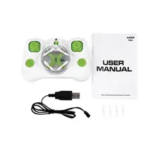 Зеленый беспилотный мини 6 оси Квадрокоптер с дистанционным управлением Электрический вертолёт со светящимся для JJRC DHD D1 изысканный дизайн; прочный