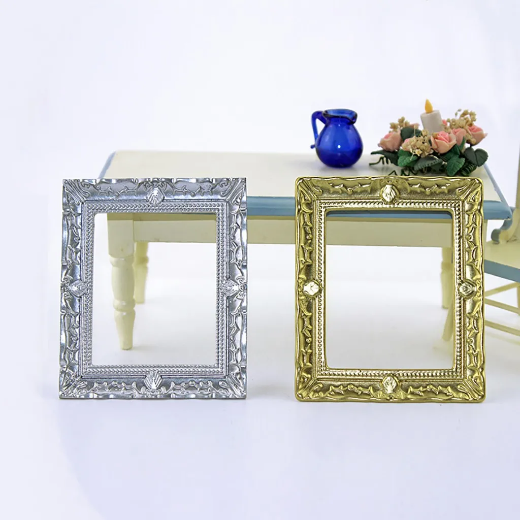 1:12 /1:6 Dollhouse Miniature Scene Model Photo Frame Pretend Play Toy Doll House Accessories Toys For Children brinquedos |