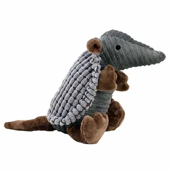 

Aapet Pet Vocal Toy Plush Armadillo Shape Dumbbell Sounding Dog Toy Bite-resistant Soft Game For Dog Teeth Cleaning Accessories