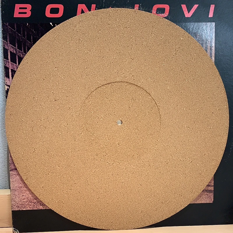 Cork LP Slip Mat Turntable Platter Mat for 12 inch LP Vinyl Record