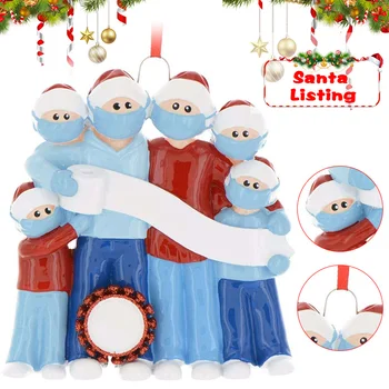 

1/2/4pcs 2020 Dated Christmas Ornament DIY Writing Drawing Hanging Pendant Ornament for Christmas Tree Home Decor