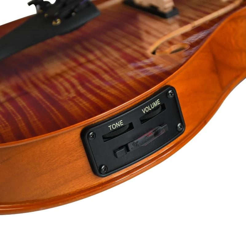 Kinglos New design lip glosh brea para false pattern shoulder sponge python skin electric Violin