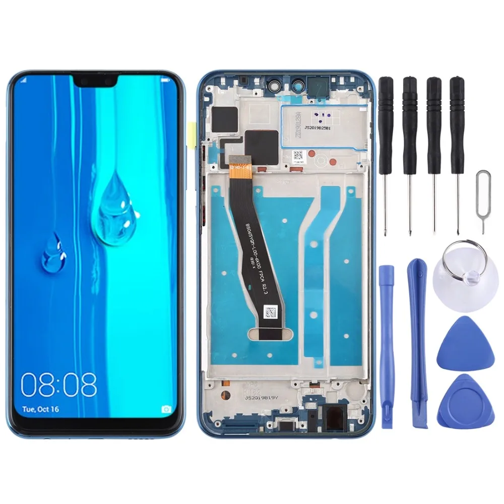 IPartsBuy ЖК-экран и дигитайзер Полная сборка с рамкой для huawei Enjoy 9 Plus