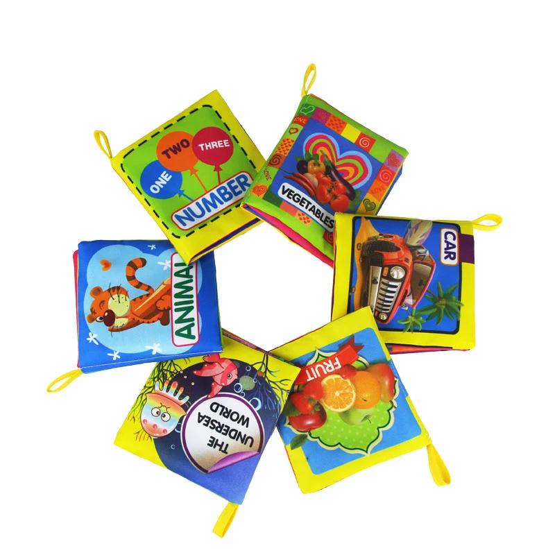 

Cloth Baby Book Intelligence Development Educational Toy Soft Cloth Learning Cognize Books For 0-12 Months Kids Quiet Book#