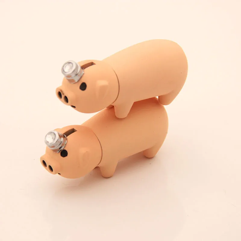 Новинка Лидер продаж креативные газовые зажигалки в стиле свиньи перезаряжаемый