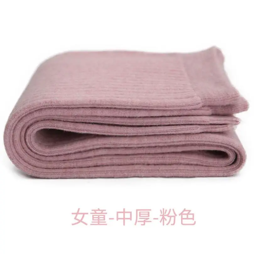 pink for girls Зимние детские штаны От 0 до 15 лет, Детские теплые штаны, Bew детские из шерсти ягнёнка, кашемир, брюки для девочек, леггинсы для маленьких мальчиков вязаный свитер с плюшевой подкладкой для девочек, шерстяные штаны для детей брюки - Цвет: pink for girls
