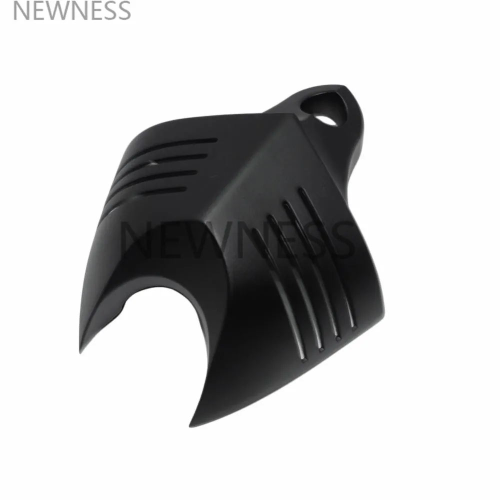 Aluminum Motorcycle V-shield Stock Cowbell Horn Cover For Harley Dyna Glide Street FXDB Fat Bob Twin Cam 88 96 Electra EVO D25