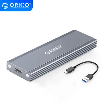 

ORICO M2 SSD Case NGFF Aluminum M.2 SATA SSD Enclosure USB3.1 Type-C 5Gbps 2230 2242 2260 2280 For SATA M.2 Hard Drive Up to 2TB