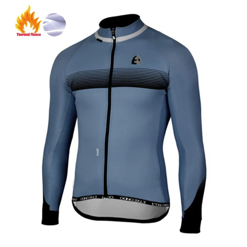 fleece jersey 2 Winter autumn etxeondo ciclismo invierno winter jacket long sleeve jersey Thermal fleece bicycle shirt ciclismo invierno hombre - Цвет: fleece jersey 2