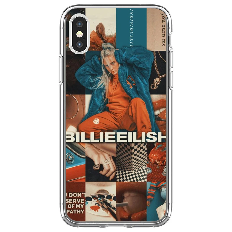 Billie Eilish Khalid Encantador TPU Мягкий силиконовый чехол для телефона для iPhone 5 SE 6s 6Plus 11Pro 11ProMax X XR XS Max 8 8Plus 7Plus