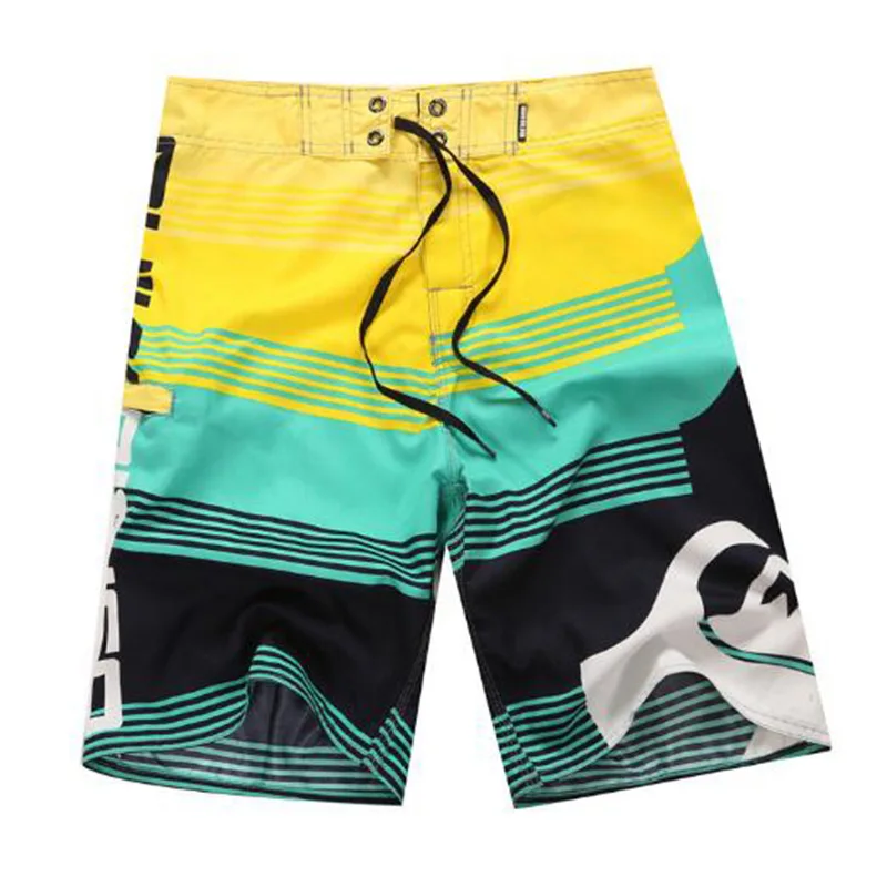 boardshorts men boardshort Board Shorts Mens New bermuda masculina man Summer Pants Beach wear Quick dry print swiming swimsuit - Цвет: 10