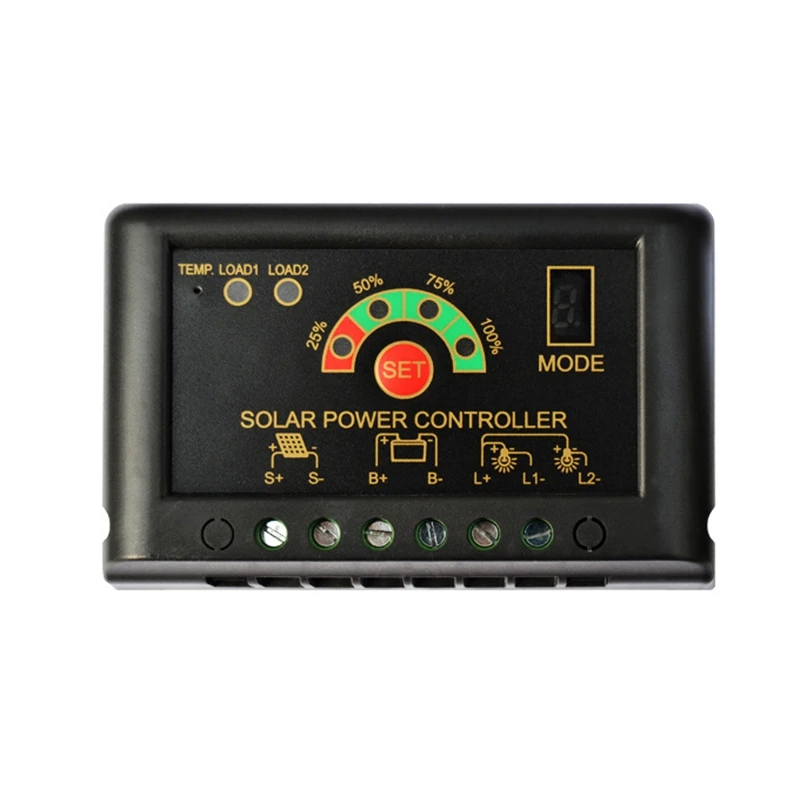 Power 12/24V Auto 20A Solar Charge Controller LED Display Cell Panel Battery For Kit Lighting | Обустройство дома