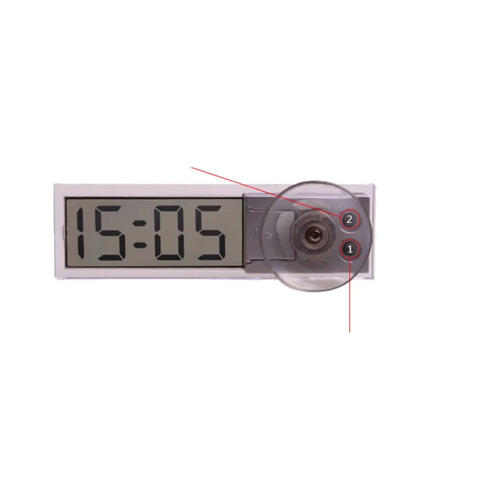 Ceative Suck Clock for Car Accessories Parts