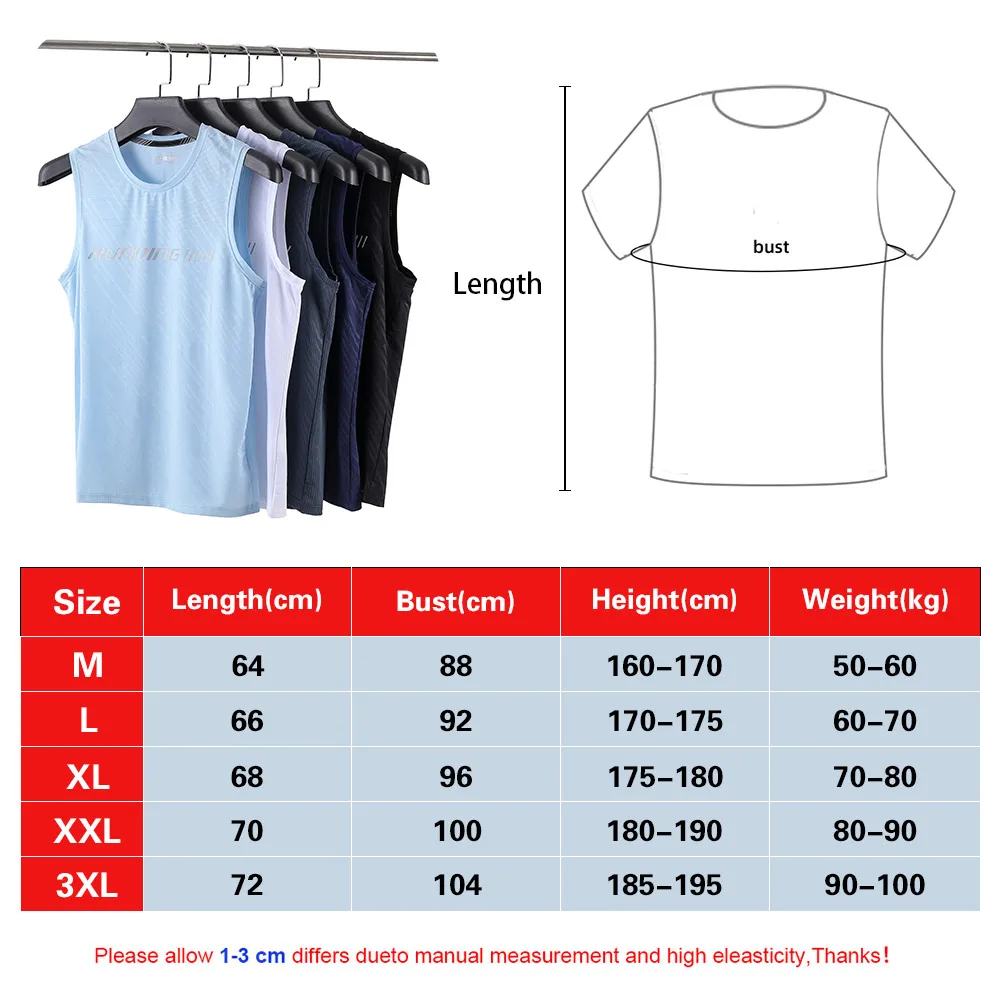 Men's Fitness Tank Top in Breathable, Sleeveless Jersey, Fitness Sports T-Shirt , Running, Gym Tank Top Men Basketball T-Shirt