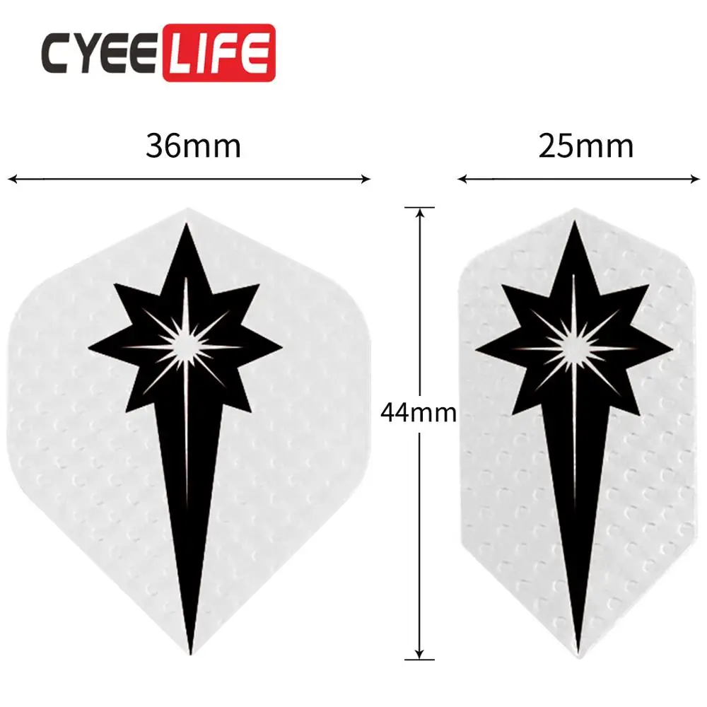 Cyeelife 30 / 60 шт Дротика хвост 3D алюминиевой фольги профессиональные аксессуары для