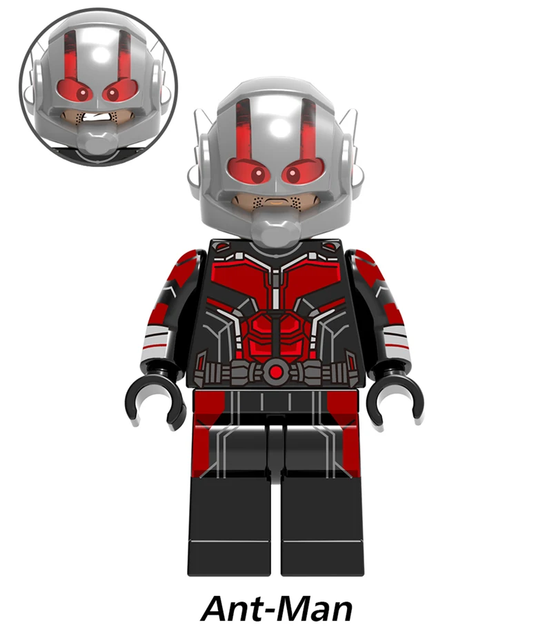 Ant Man Супер Герои Мстители танос Коллекционная фигурка Звездный ястреб супергигантский Ayo Vision Okoye Kraglin строительные блоки наборы модели кирпичные игрушки - Цвет: Ant Man