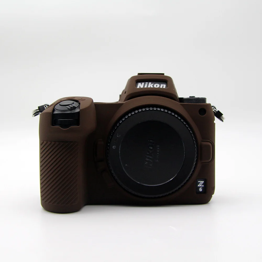 Хорошая мягкая сумка для камеры силиконовый чехол для Nikon Z6 Z7 закаленное стекло резиновый чехол для камеры защитный корпус