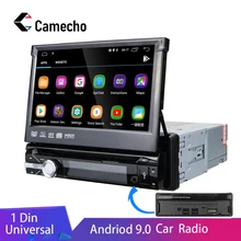 Camecho Android 9,0 1 Din Автомобильный мультимедийный плеер 7 ''сенсорный экран автомобильное радио универсальный gps Bluetooth USB FM AM wifi стерео аудио