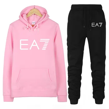 

Winter Tracksuit Women 2 Piece Set Print Hoodies+pants Sportwear Women's Sports Suit Hooded Sweatshirt Set Female Winter Clothes