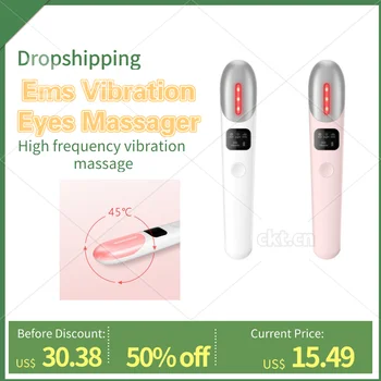 

Ems Vibration Eyes Massager Red Light Therapy Anti Wrinkles Remove Dark Circle Anti Aging Eye Care Beauty Instrument