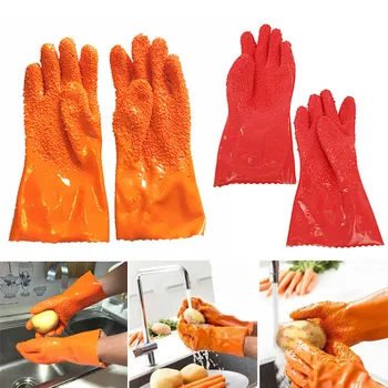 

High Vegetable Cleaner Gloves PVC BPA-free Gloves Suitable for Warm and Cold Water LG66