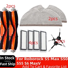 

Mop Cloth Hepa Filter Main Brush For Xiaomi Roborock Accesories S5 S50 S55 S5 MAX S6 S6 MaxV S60 S65 E25 E35 Vacuum Accessories