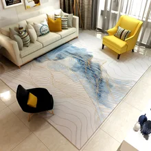 Современный светильник, роскошный ковер в скандинавском минималистическом стиле, для гостиной, дивана, чайного пола, ковер в американском и Европейском стиле, для спальни, дома, без мойки