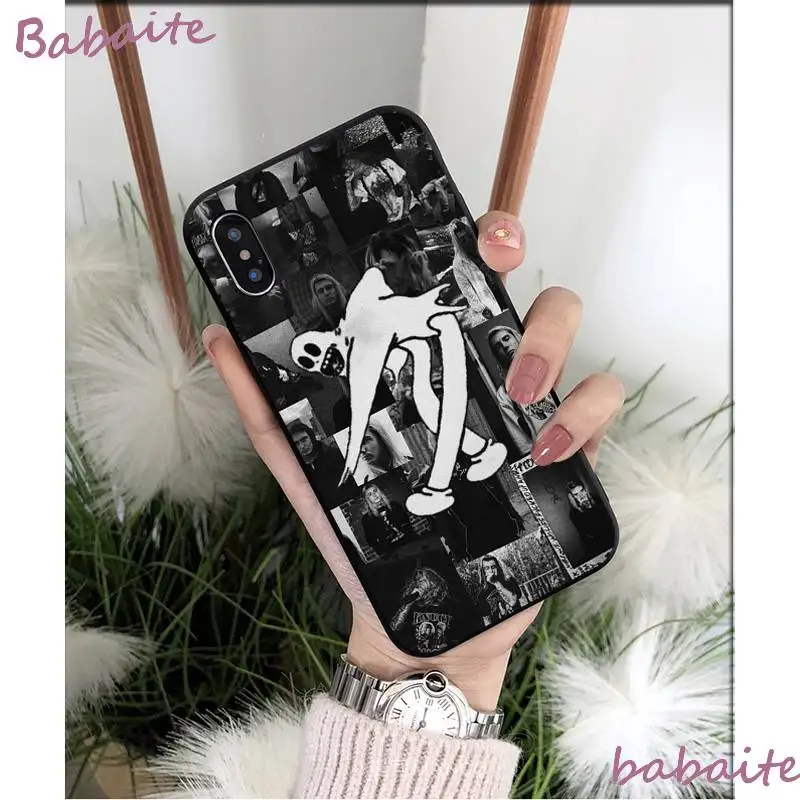 Babaite ртути Ghostemane DIY чехол для телефона iPhone 8 7 6 6S Plus X XS Макс 5 5S SE XR Чехол мобильного