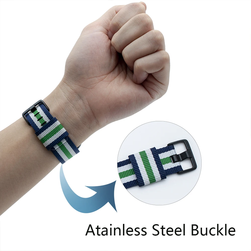 com fivela de aço atainless para fitbit