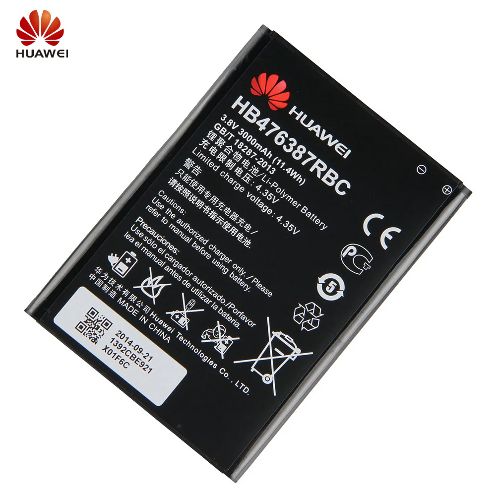 Оригинальный запасной аккумулятор Huawei HB476387RBC для Honor 3X Pro B199 G750 оригинальный