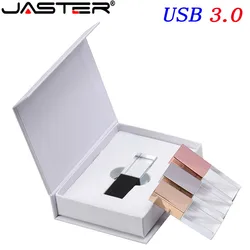 JASTER – clé Usb 3.0 personnalisée avec boîte, avec LOGO gratuit de plus de 10 pièces, disque U 